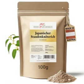 Japanese Perennial Knotweed Powder 100 g | Polygonum cuspidatum Finely Ground & Natural | Top Premium Quality from Austria | Vegan Dietary Supplement without Additives | Huzhang