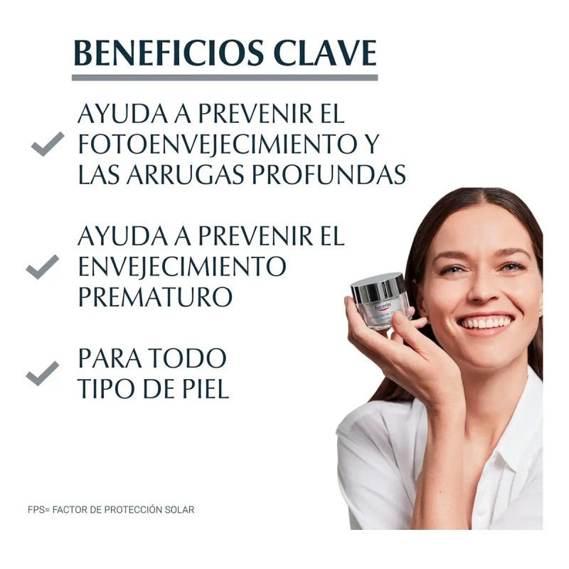 Eucerin Hyaluron Filler Crema Día Fps Rellena Arrugas Todo Tipo