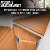 Professional Stair Tread Tool with Accurate Angle Measurement for DIY