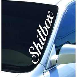 Dabbledown Large Shitbox Version DD101 Lowrider Car Truck Window Windshield Lettering Decal Sticker Decals Stickers Drift Dub Lowered JDM Fresh Detailed Stance Fitment 4x4