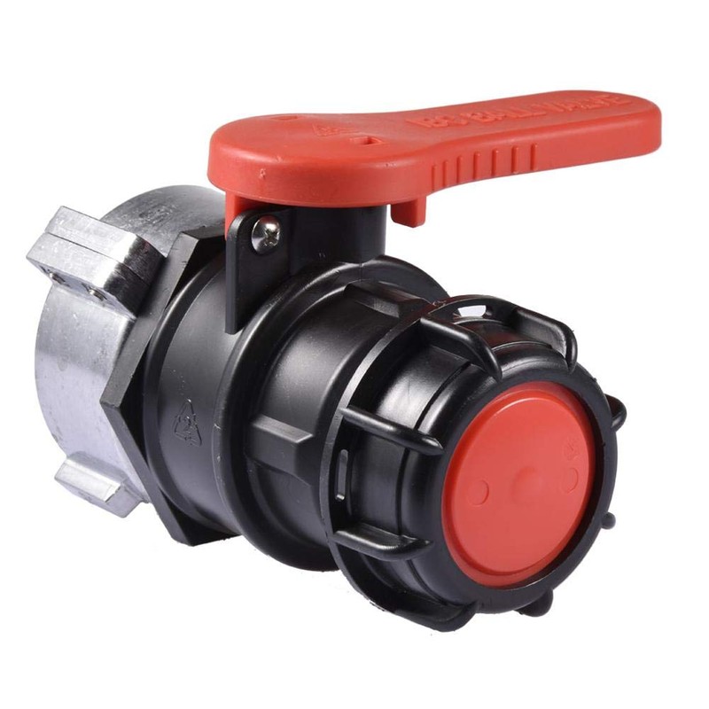 TOCHUN 75mm IBC Tote Tank Adapter Ball Valve -Heavy Duty