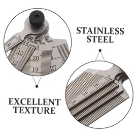 iplusmile 4pcs Stainless Steel Gauge for Measurement Precision Tool for Clearances Piston Gaps and Bearing Clearances Range