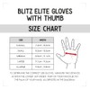 Blitz Elite Gloves With Thumb - White - Small