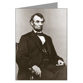 12 Note Cards of Abraham Lincoln from Berger-Brady Portrait Which was used on the five dollar bill