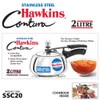 Hawkins 2 Litre Contura Pressure Cooker, Stainless Steel Inner Lid