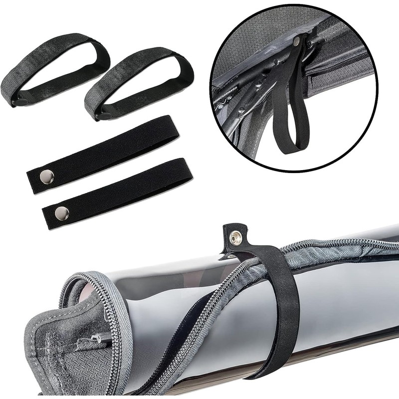 Aochuang Soft Top Straps Back Window for Jeep Wrangler 2007-2019