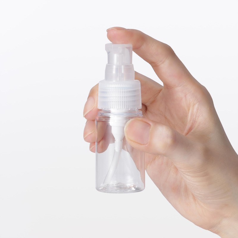 MUJI 18994243 PET Small Bottle Pump Type, 1.0 fl oz
