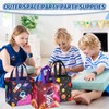 MiniInflat 24 Pcs Space Party Favor Bags Outer Space Non