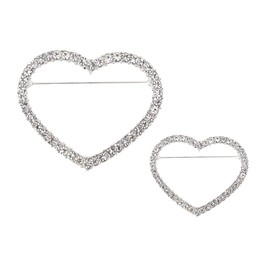 Joyci - Broche Redondo de 2 Piezas con Diamantes de imitación para Chal, Chal, Chal, Bufandas, Solapa, Tipo Europeo