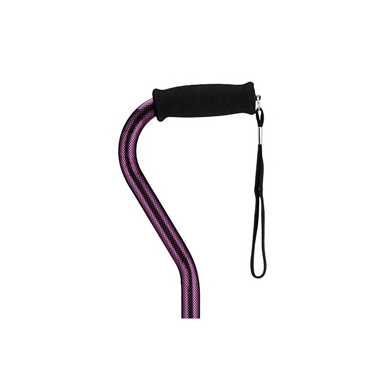 NOVA Designer Walking Cane with Offset Handle, Lightweight Adjustable Walking