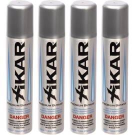 Xikar PUROFINE Premium Butane Fuel Refill with 0 Impurities, 1.9oz (100ml) - 4PK