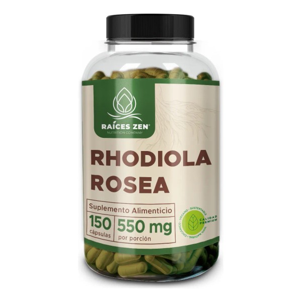 Rhodiola Rosea Raíces Zen Energía Memoria Premium 150 Caps Sabor