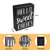 Pigort Pigort Hello Sweet Cheeks Sign - Bathroom Decor Modern