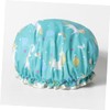 Beavorty Fashionable Shower Cap Bath Hat Double Layer Women's Hair