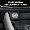 HQRNYP Bling Crystal Car Engine Start Ring Sticker, Push Start