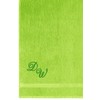 Lashuma Linz Cotton Towel with Monogram Stick Green Apple 50