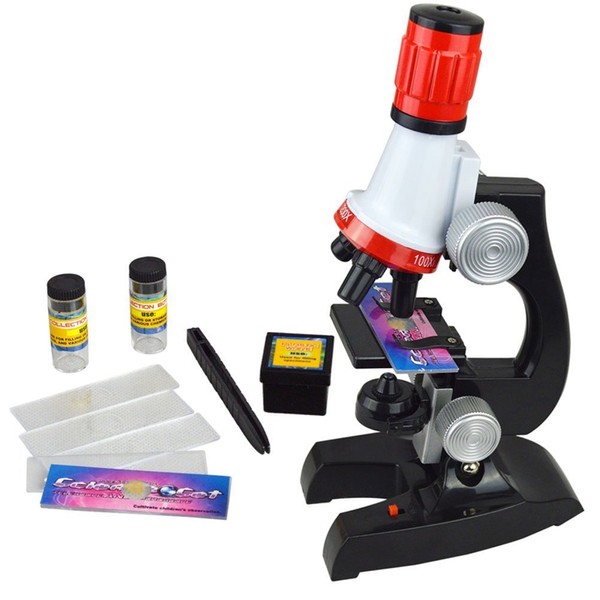 Binnan Early Education Science Microscope Kids Toy Magnification Microscope Toy