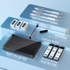 Four Candies Pastel Mechanical Pencil Set with Case, 3 Transparent