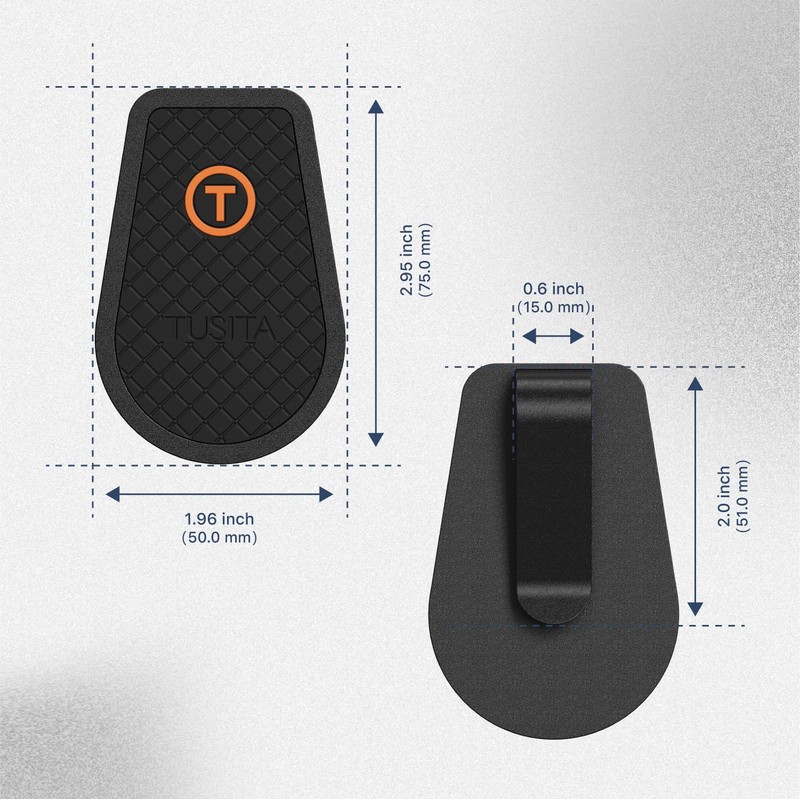 TUSITA Golf Steel HUB - Belt Clip Compatible with Bushnell