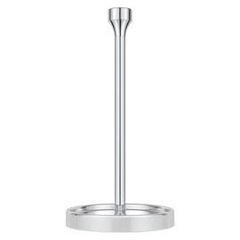 Ivilon Countertop Paper Towel Holder - Modern Bell End Minimalist Design - Color Chrome