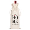 LANBAIHE Housewarming Wine Bag, Gift for New Apartment Decoration,Happy New