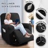 JIVINER Recliner Couch Cover, Latest Jacquard 5 Piece Stretch Sofa