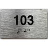 Apartment number 100 sign - Unit number 100 SIGN /