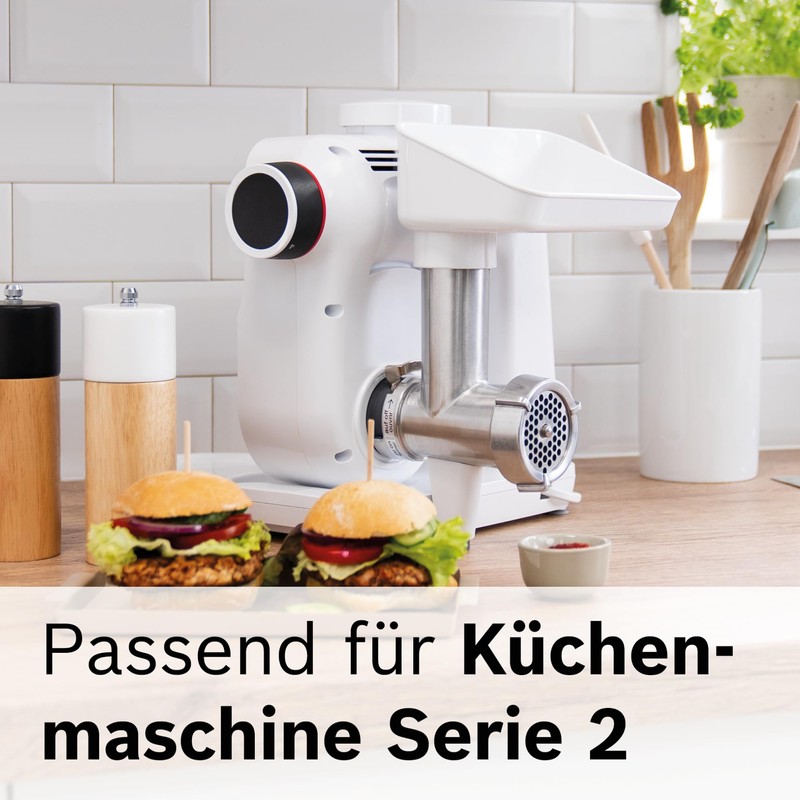 Bosch Meat Grinder Attachment Plug, Stainless Steel Hole Disc 4.5