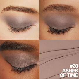 FOCALLURE No Crease Eyeshadow Stick, Creamy Eye Shadow Stick, Matte & Shimmer Eyeshadow Pencil, Smudge-proof, Built-in Smudger, ASHES OF TIME