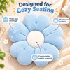 Flower-Shaped Plush Throw Pillow for Sofa and Bed – Soft