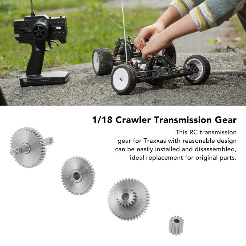 RC Crawler Gear Set Stainless Steel Easy Installation Light Precise