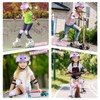 Basumee Kids Helmet and Pads Set Age 3-8 Years Kids