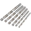 Pen Turners Makers Drill Bit 6 Piece Set 1 ea. 7mm, 10mm, 11mm, 27/64", 3/8" and Letter"O" Drill Bits