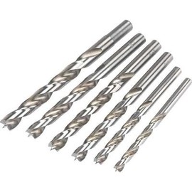 Pen Turners Makers Drill Bit 6 Piece Set 1 ea. 7mm, 10mm, 11mm, 27/64", 3/8" and Letter"O" Drill Bits