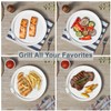 ONEMORE Microwave Bacon Tray Ceramic Bacon Cooker Meat Rack for
