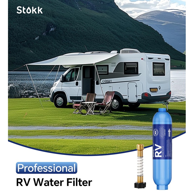 Stokk RV Water Filter, NSF Certified, RV Inline Water Hose