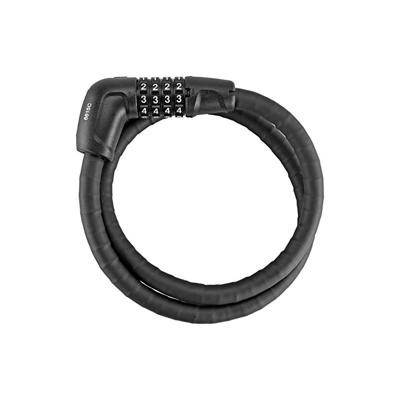 ABUS Armoured Cable Lock Steel-O-Flex Tresorflex 6615C, Combination Lock, Made