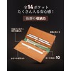 ACLUO Men's Wallet, Tochigi Leather, Long Wallet, Made by Top