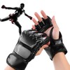 Half Finger Boxing Gloves Punching Bag Open Palms Fighting Kickboxing