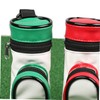 WOONEKY Stylish Golf Ball Holder Lightweight PU Carrying Pouch for