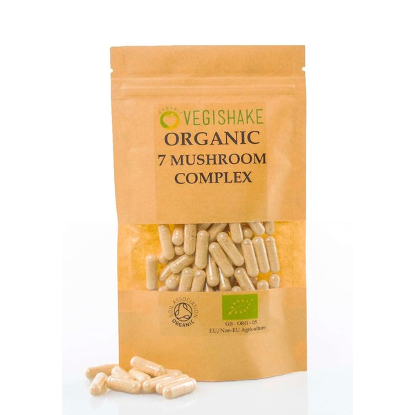 Organic 7 Mushroom 20:1 Extracts - Chaga Cordyceps T.T Shiitake