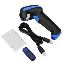 Wireless Bluetooth Barcode Bar Code Scanner Reader for iOS Android Windows Blue
