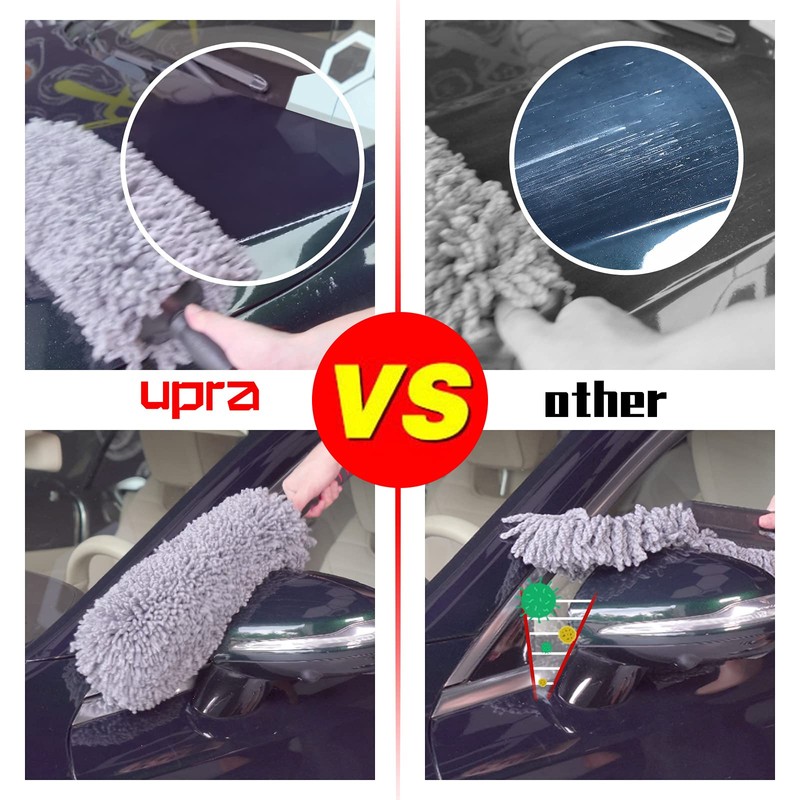 upra Ultimate Car Duster Kit，Best Microfiber Multipurpose Duster,Interior &Exterior Cleaning