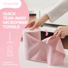 Fantasticlean Microfiber Cleaning Cloth Roll -60 Pack, Tear Away Paperless