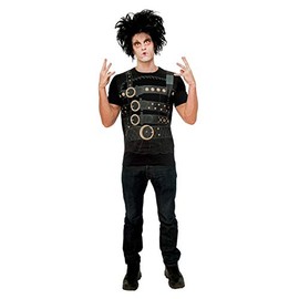 Rubie's Men's Edward Scissorhands Costume Shirt Medium Black