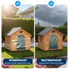 15.7 in x 4.9 ft Dog Door Replacement Flaps, Transparent