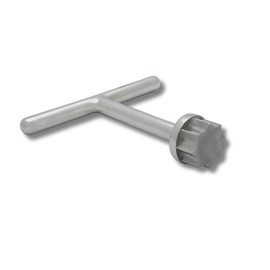 Buchan Marine T Handle Deck Key, Star Pattern 316L Stainless Steel Key for Deck Plate and Deck fill Access - 11/16" (17.5mm) Star