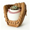 Baseball Succulent Planter 4.7in, Pen Holder, Sports Gift for Dad