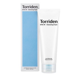 Torriden DIVE-IN Cleansing Foam Face Wash 5.07 fl oz, Hydrating Daily Facial Cleanser for All and Sensitive Skin, with Hyaluronic Acid, Panthenol, Allantoin | Vegan and Cruelty Free Korean Skin Care
