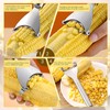 Gzcnsel Stainless Steel Corn Peeler, ​Magic Corn Cob Stripper Tool